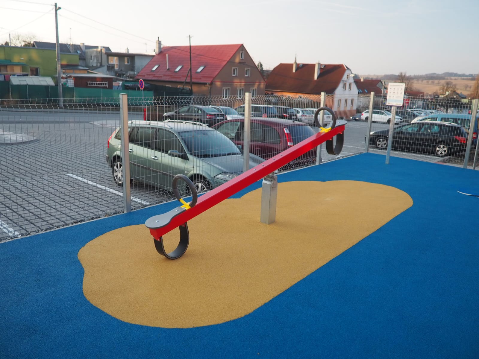 Detail hřiště na Selské