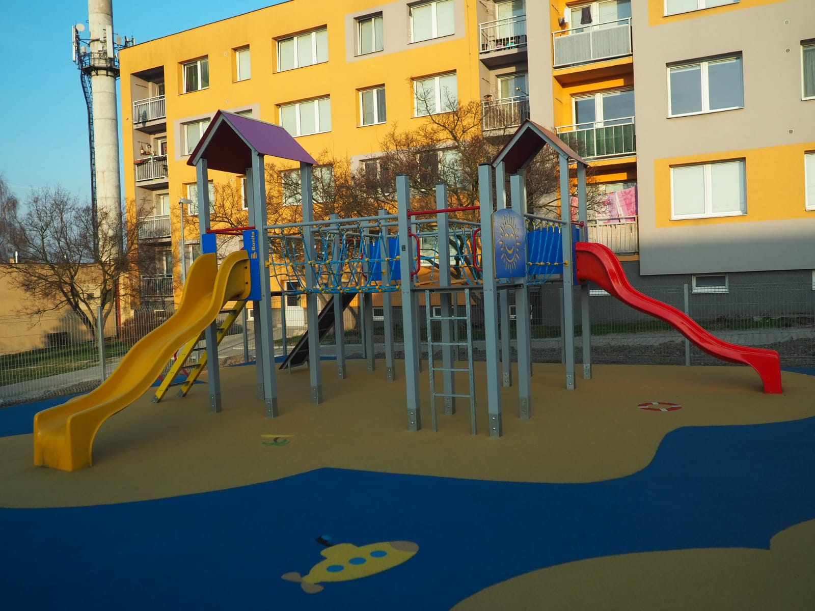 Prostor hřiště u Selské ulice